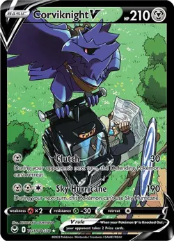 Corviknight V - TG18/TG30 - Trainer Gallery - Silver Tempest - NM - Pokemon TCG - Image 1
