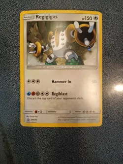 Pokemon Regigigas TCG SM243 Black Star Promo Holo Card NM - Image 1
