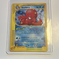 Pokemon Octillery 80 HP Aquapolis H20/H32 Stage 1 Holo Rare 2002 English - Image 1