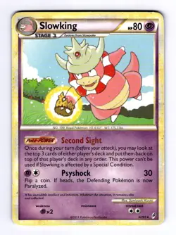 Slowking Call of Legends #32 (2011) Rare HP Pokemon - Image 1