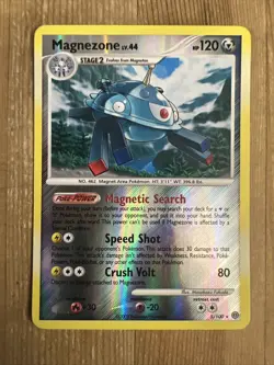 Pokemon TCG Diamond & Pearl Storm Front Magnezone 5/100 Reverse Holo Rare LP/MP - Image 1