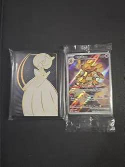 Pokemon TCG Mega Evolutions Sealed Promo Alakazam 009 With Sleeves - Image 1
