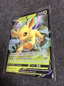 Leafeon V 013/159 Crown Zenith Extended Art Ultra Rare Holo Pokemon TCG 2023 NM - Image 3