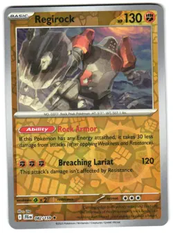 Regirock 082/159 Reverse Holo SV09: Journey Together Pokemon TCG - Image 1