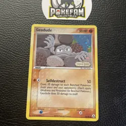 Pokemon Geodude - 53/92 - Common Reverse Holo Ex Legend Maker LP - Image 1
