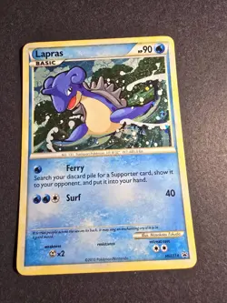 Pokemon Lapras (HGSS14/35) HGSS Black Star Promos MP HOLO W/Swirl - Image 1