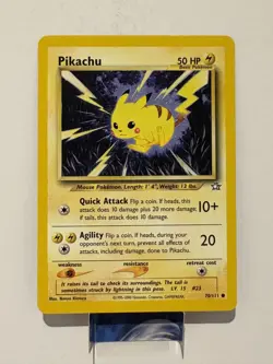 Pikachu 70/111 Neo Genesis Pokemon TCG Common/Uncommon Non Holo VG Condition - Image 1