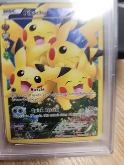 2016 POKEMON XY GENERATIONS RADIANT COLL #RC29 FULL ART/PIKACHU PSA 9 - Image 3