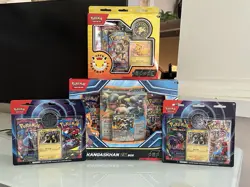 Pokemon Lot: Mega Evolution Blisters, Mega Kangaskhan ex Box, Poke Day 2026 Box - Image 1