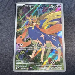Zacian 100/094 Me02: Phantasmal Flames Holo Pokemon - Image 1