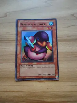 Yu-Gi-Oh - Penguin Soldier - SDJ-022 - Super Rare - Image 1