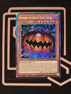 Pumpking the King of Grave Ghosts Collector's Rare MZMU-EN001 YuGiOh - Image 1