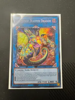 Yu-Gi-Oh! Topologic Blaster Dragon BPRO-EN046 1st Edition Secret Rare NM - Image 1