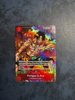 OP02-013 Portgas D Ace Alt Art One Piece Card Game TCG - Image 1