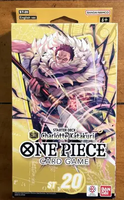 ONE PIECE TCG Charlotte Katakuri (Yellow) Starter Deck (ST-20) New W PRB01 Pack! - Image 1