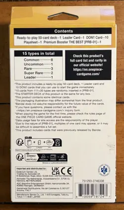 ONE PIECE TCG Charlotte Katakuri (Yellow) Starter Deck (ST-20) New W PRB01 Pack! - Image 3