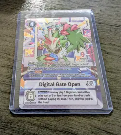 2025 Digimon Digital Gate Open Bandai Card Games Fest #P-206 PSA 10 - Image 1
