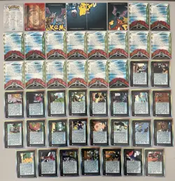 Pokemon Topps Series 1, 2 And 3 Lot 47 Cards NM-LP Blue Logo First Print - Image 2