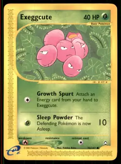 2003 E-Card - Aquapolis Exeggcute Basic/Common #76 - Image 1