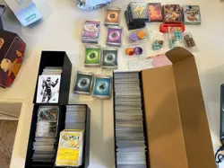 Pokemon + Halo Common Bulk Card Lot. Holos, Sleeves, Etb Accessories - Image 1