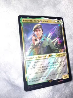 Sergeant John Benton (Surge 762) FOIL Doctor Who PLD Creature Rare CARD - Image 5