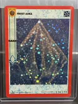 MetaZoo FROST AURA Full Holo Cryptid Nation 2nd Edition Card 136/159 NM - Image 1