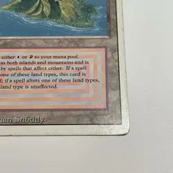 Volcanic Island Magic The Gathering MTG Revised Edition Dual Land Trading Card - Image 4