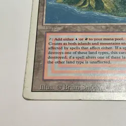 Volcanic Island Magic The Gathering MTG Revised Edition Dual Land Trading Card - Image 5