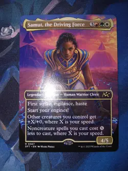 MTG 100 Card SAMUT, The DRIVING FORCE Naya Max Speed Budget Commander/EDH Deck - Image 1
