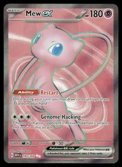 Pokemon Cards Mew ex 193/165 151 Ultra Rare NM - Image 1