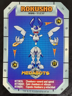 Medabots Card Rokusho KWG-11237 - Image 2