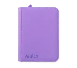 Vault X Just Purple 4-Pocket Exo-Tec Zip Binder - 160 Cards - New - Image 1