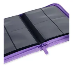 Vault X Just Purple 4-Pocket Exo-Tec Zip Binder - 160 Cards - New - Image 2