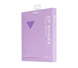 Vault X Just Purple 4-Pocket Exo-Tec Zip Binder - 160 Cards - New - Image 5