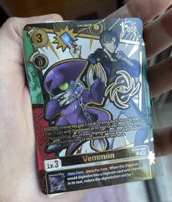 Vemmon Rare Pull Alt Dawn Of Liberator EX-11 BT18-060 Digimon TCG Card - Image 1