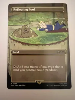 MTG Reflecting Pool Secret Lair Drop Fallout R 1535 Regular Card - Image 1