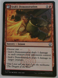 Iroh's Demonstration Avatar: The Last Airbender Regular - Image 1