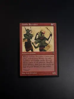 Magic The Gathering - Goblin Recruiter- Visions - Image 1