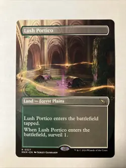 Lush Portico (Borderless) Murders at Karlov Manor Regular, MTG, NM++, #327 - Image 1