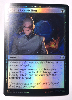 Zuko's Conviction FOIL 123 Avatar the Last Airbender MTG Magic the Gathering NM - Image 1