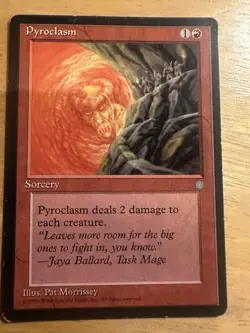 MTG Pyroclasm, Ice Age, Played Magic The Gathering - Image 1