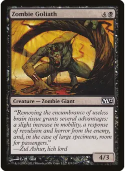 Zombie Goliath 119 MTG NM - Magic 2012 (M12) - Image 1