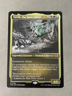 MTG March of the Machines Yarok the Desecrated Foil Etched NM - Image 1