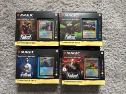 Magic: The Gathering Commander Deck - Set of 4 Fallout Decks Brand New Sealed - Image 1