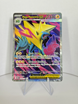 Mega Manectric ex - 158/132 Ultra Rare ME01: Mega Evolution NM Holofoil Pokemon - Image 1