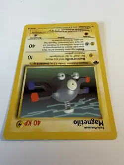 Magnemite Pokemon German Base Set 1st Edition (MAGNETILO) #53 - Image 3