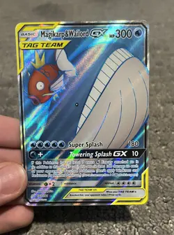 Magikarp & Wailord GX (Full Art) 160/181 Sm-Team Up Holo - Image 2