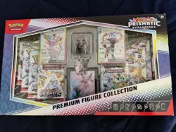 Pokemon TCG Prismatic Evolutions Premium Figure Collection Box Sealed - Image 1