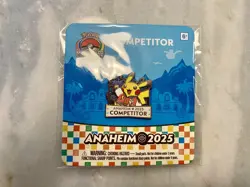 2025 Pokemon Worlds World Championships Competitor Pin Anaheim California - Image 1