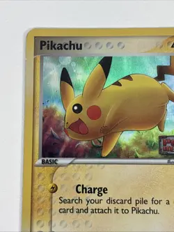 Pokemon - REVERSE HOLO - Pikachu 57/108 Power Keepers Stamped - Image 3